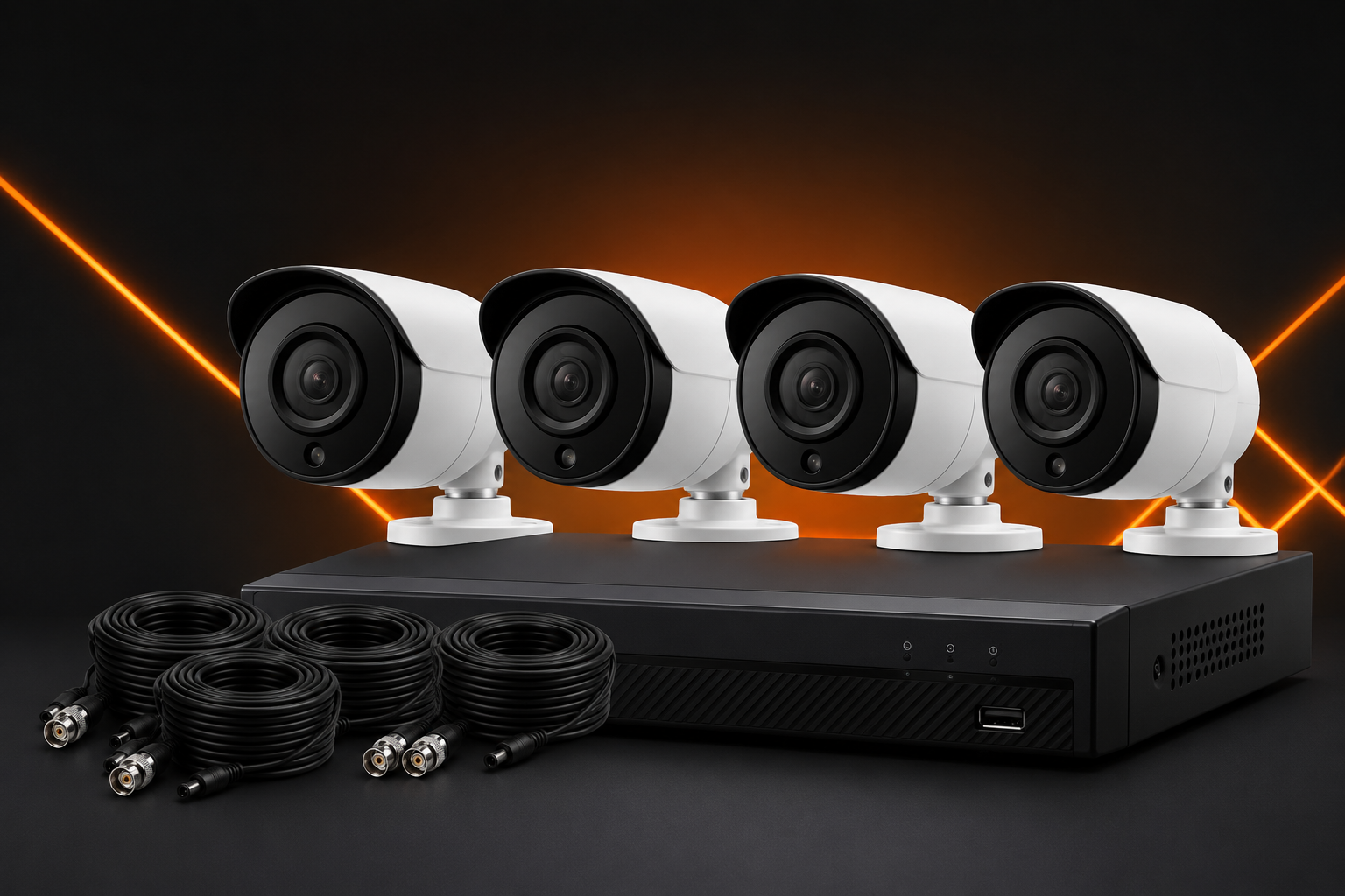 Kit Hikvision 4 Cámaras Full HD